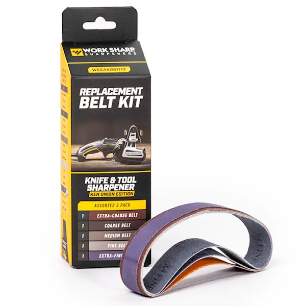 WORKSHARP REPLACEMENT BELT PACK, 5PCE ASSORTED, T/S WSKTS-KO